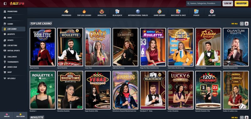 Best casino allyspin in Global